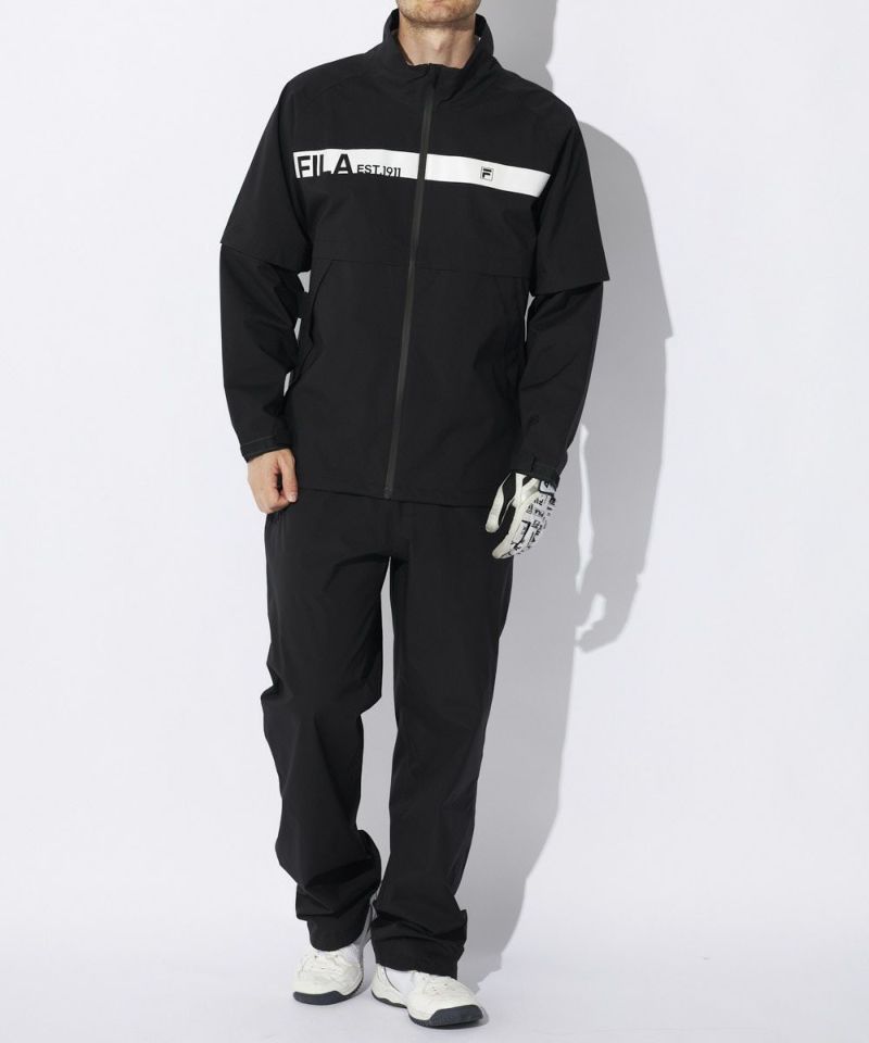 レインウェア 上下 大きいサイズ メンズ 合羽 レインコート FILA