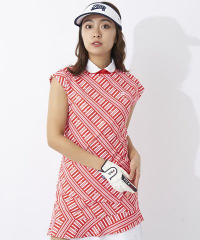 つけ衿付きモックネックシャツ