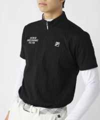 FILA GOLF ジャガードハーフジップ半袖シャツ　fg7 大きいサイズ メンズ FILA GOLF-ジャガードハーフジップ半袖