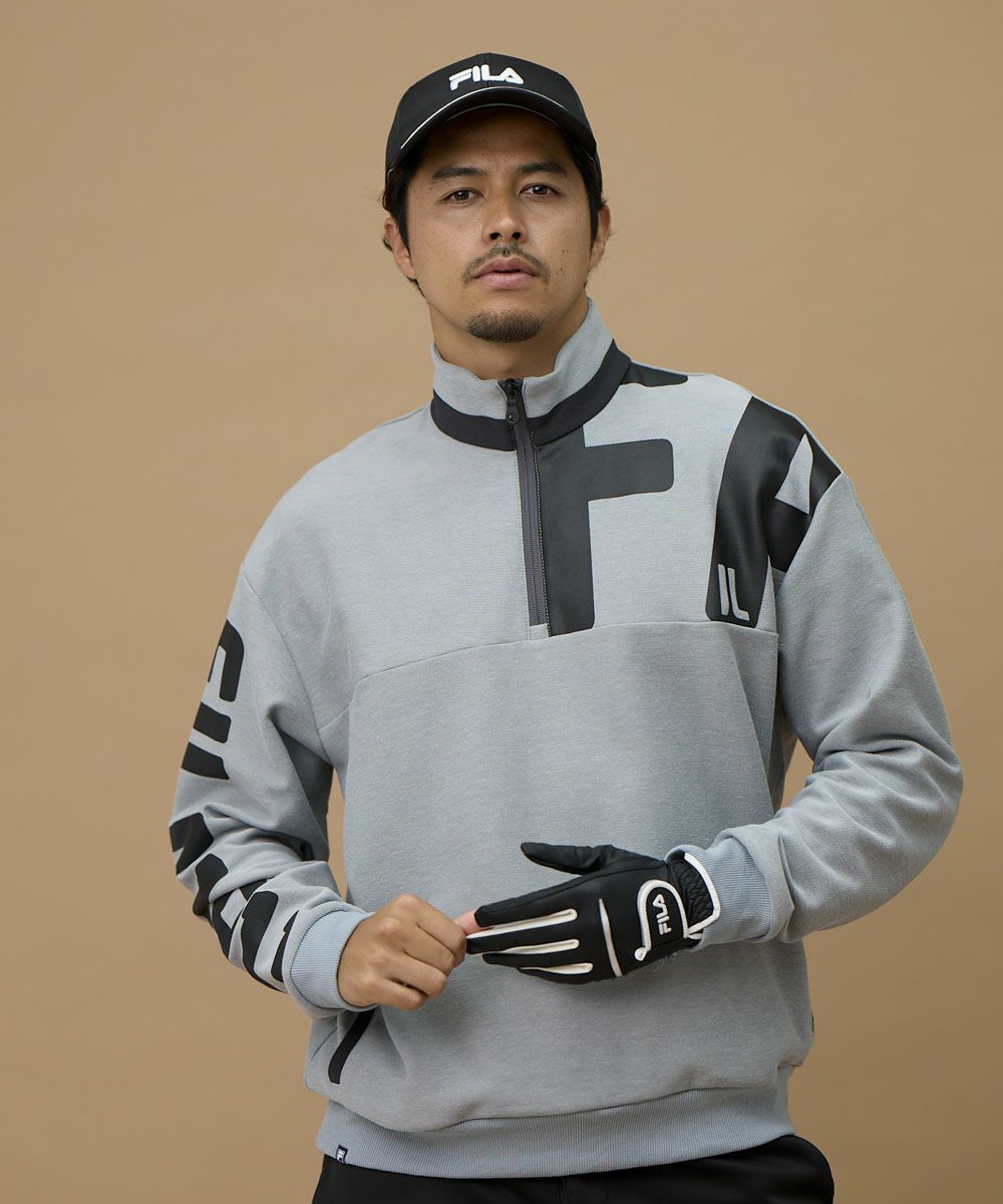 MARK&LONA ビッグロゴ　プルオーバー　メンズ　ゴルフ　XL MARK&LONA - Médoc Alpine Fleece 1/4 Zip Top | モックネック