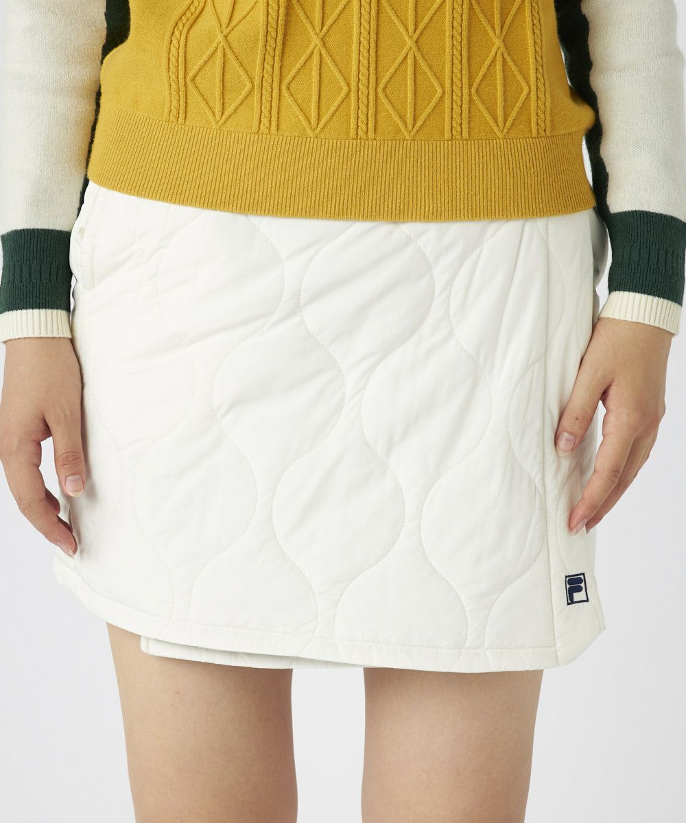 【新品タグ付き】LAZZY ゴルフ 中綿スカート レディース XS白 冬用 le coq sportif GOLF（ルコックスポルティフ ゴルフ） セール 公式